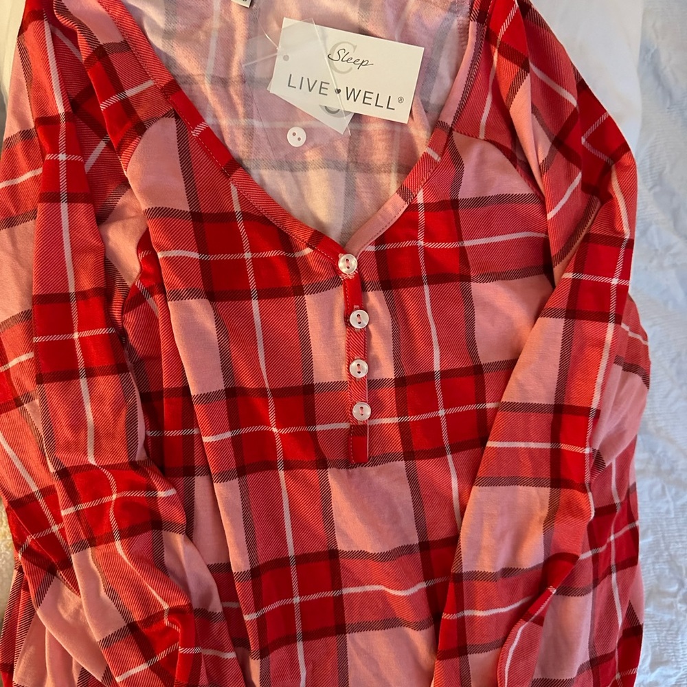 Live Well C Sleep. Long Night Shirt. Size M NWT - Picture 3 of 3